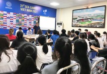 Chương trình tập huấn chuyên sâu công tác tổ chức, điều hành, phục vụ môn Bóng đá nam tại Đại hội Thể thao Đông nam Á - SEA Games 31 tổ chức tại tỉnh Nam Định